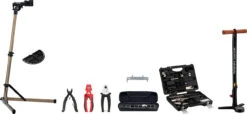 Kit Básico De Taller De Bicicletas Komfort Con Soporte De Montaje
