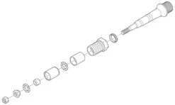 Shimano Eje De Pedal Completo Para XTR PD-M9000/9020 Izquierda Pedales - Accesorios | Bike-Discount -Bicicletas Repuestos Tienda Shimano Pedalachse komplett fur XTR PD M9000 9020 links Y46X98020 c 1280x1280