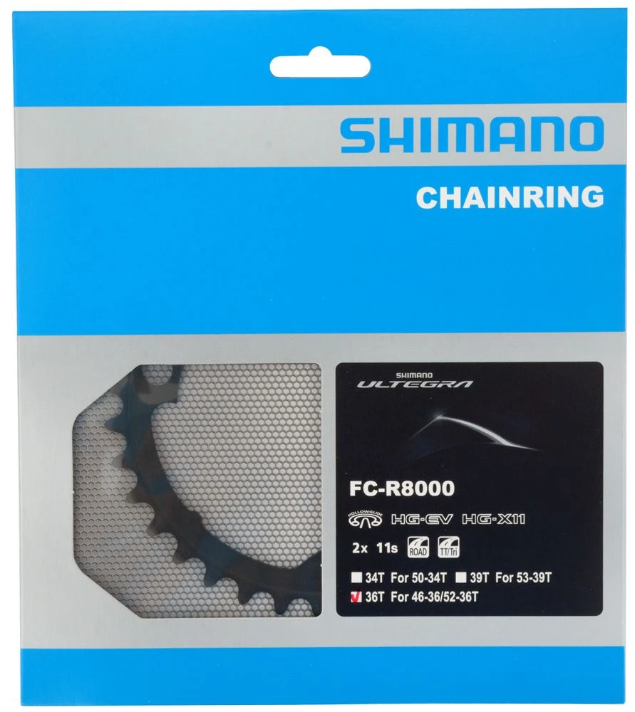 Shimano Plato ULTEGRA Para FC-R8000 52-46/36T (MT) Plato 11 Velocidades | Bike-Discount 6 Shimano Plato ULTEGRA Para FC-R8000 52-46/36T (MT) Plato 11 Velocidades | Bike-Discount - Imagen 4